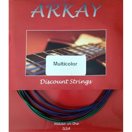 Arkay Discount Premium Acoustic 12 Gauge Guitar Strings Light- Multi RK.A12M